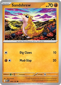 Sandshrew #68 from Mega Evolution