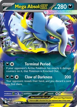 Mega Absol ex #86 from Mega Evolution
