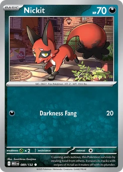 Nickit #89 from Mega Evolution