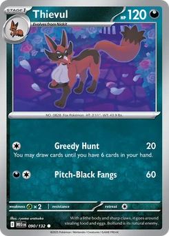 Thievul #90 from Mega Evolution