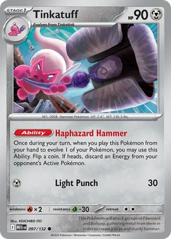 Tinkatuff #97 from Mega Evolution