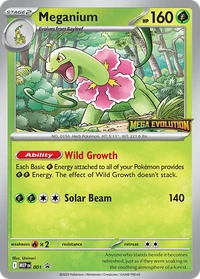 Meganium #1 from Mega Evolution Promos