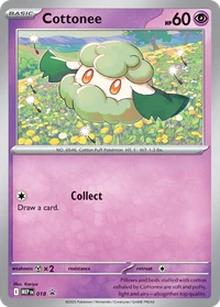 Cottonee #18 from Mega Evolution Promos