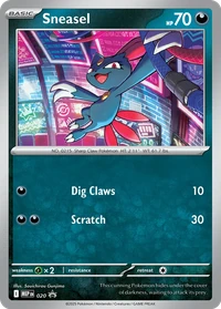Sneasel #20 from Mega Evolution Promos