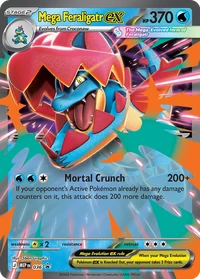 Mega Feraligatr ex #36 from Mega Evolution Promos