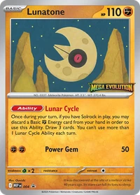 Lunatone #4 from Mega Evolution Promos