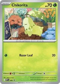 Chikorita #69 from Mega Evolution Promos