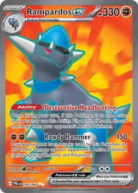 Rampardos ex #100 from Pitch Black