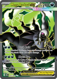 Mega Darkrai ex #101 from Pitch Black