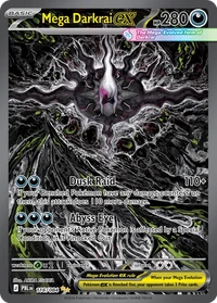 Mega Darkrai ex #116 from Pitch Black