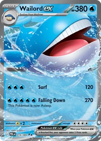 Wailord ex #16 from Pitch Black
