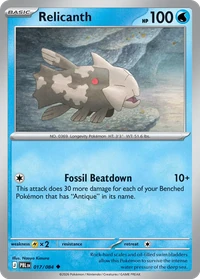 Relicanth #17 from Pitch Black