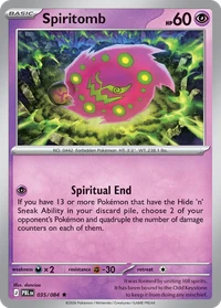 Spiritomb #35 from Pitch Black