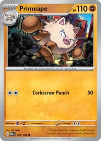 Primeape #43 from Pitch Black