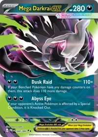 Mega Darkrai ex #48 from Pitch Black