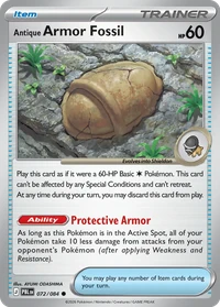 Antique Armor Fossil #72 from Pitch Black