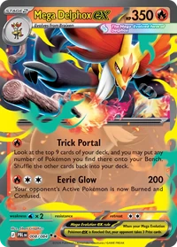 Mega Delphox ex #8 from Pitch Black