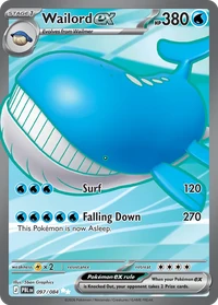Wailord ex #97 from Pitch Black