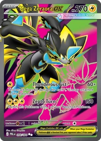 Mega Zeraora ex #98 from Pitch Black