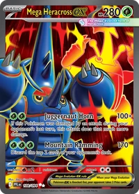 Mega Heracross ex #108 from Phantasmal Flames
