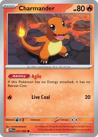Charmander #11 from Phantasmal Flames