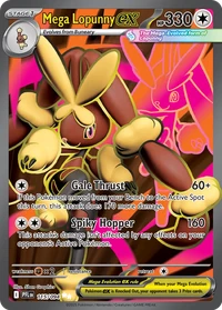 Mega Lopunny ex #115 from Phantasmal Flames