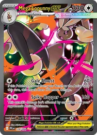 Mega Lopunny ex #128 from Phantasmal Flames