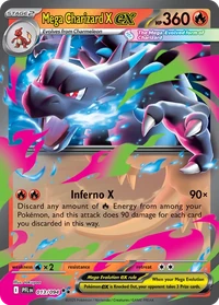 Mega Charizard X ex #13 from Phantasmal Flames