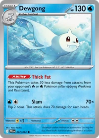 Dewgong #22 from Phantasmal Flames