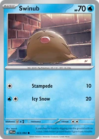 Swinub #23 from Phantasmal Flames