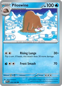 Piloswine #24 from Phantasmal Flames