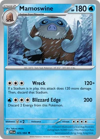 Mamoswine #25 from Phantasmal Flames