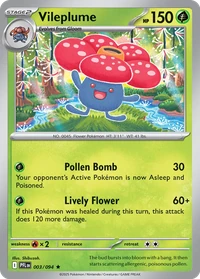 Vileplume #3 from Phantasmal Flames
