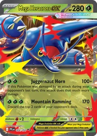 Mega Heracross ex #4 from Phantasmal Flames