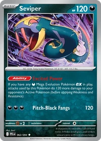 Seviper #62 from Phantasmal Flames