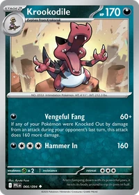 Krookodile #66 from Phantasmal Flames