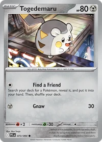 Togedemaru #73 from Phantasmal Flames