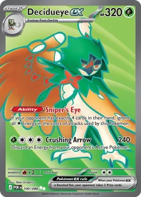 Decidueye ex #100 from Perfect Order