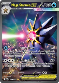 Mega Starmie ex #118 from Perfect Order