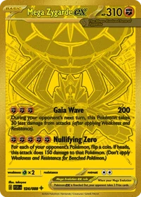 Mega Zygarde ex #124 from Perfect Order