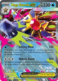 Mega Starmie ex #21 from Perfect Order