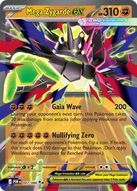 Mega Zygarde ex #47 from Perfect Order