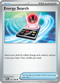 Energy Search #72 from Perfect Order