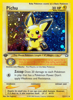 Pichu #12 from Neo Genesis