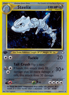 Steelix #15 from Neo Genesis