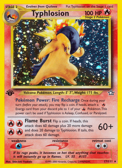 Typhlosion #17 from Neo Genesis