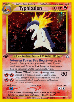 Typhlosion #18 from Neo Genesis