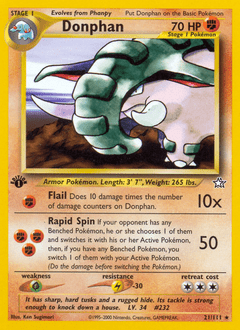 Donphan #21 from Neo Genesis