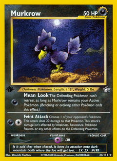 Murkrow #24 from Neo Genesis