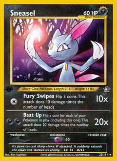 Sneasel #25 from Neo Genesis